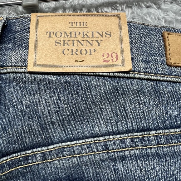 Polo Ralph Lauren Womens Jeans Blue Size 29 Tompkins Skinny Ankle Cropped Preppy - Picture 7 of 16